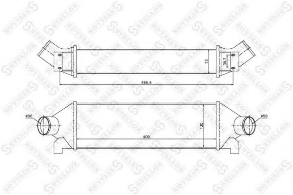 Интеркулер STELLOX 10-40085-SX