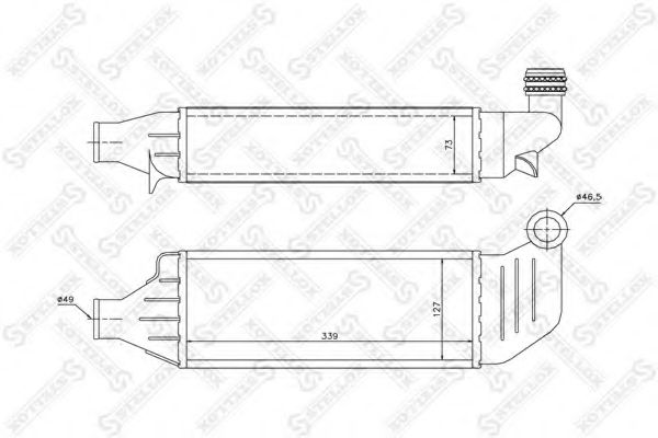 Интеркулер STELLOX 10-40131-SX