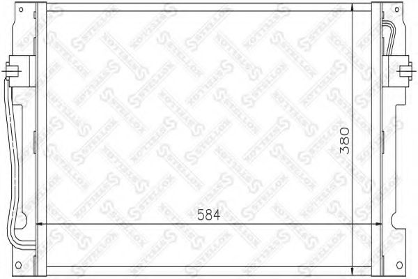 Конденсатор, кондиционер STELLOX 10-45168-SX