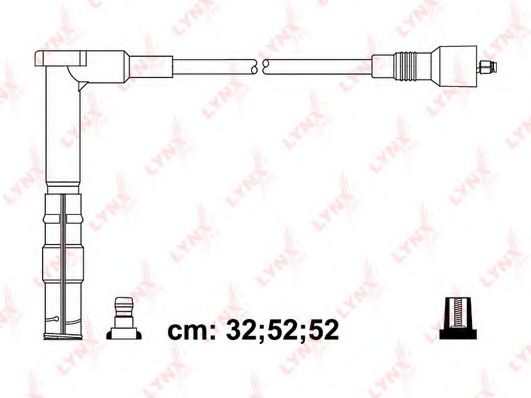 Комплект проводов зажигания LYNXauto SPC5321