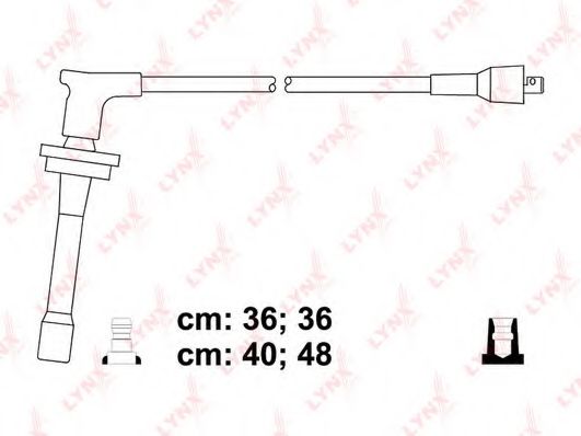 Комплект проводов зажигания LYNXauto SPC8103