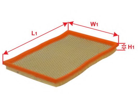 Воздушный фильтр SAKURA  Automotive A-2917