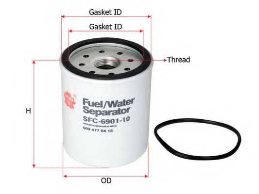 Топливный фильтр SAKURA  Automotive SFC-6901-10