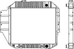 Радиатор, охлаждение двигателя SAKURA  Automotive 1161-0219