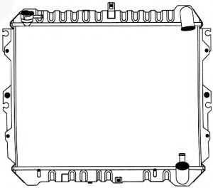 Радиатор, охлаждение двигателя SAKURA  Automotive 1301-0254