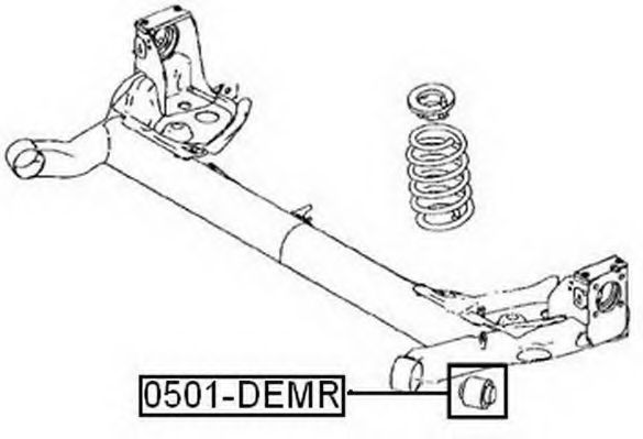 Подвеска, рычаг независимой подвески колеса ASVA 0501-DEMR