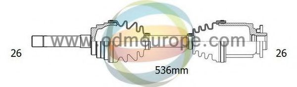 Приводной вал ODM-MULTIPARTS 18-051170