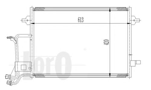 Конденсатор, кондиционер LORO 003-016-0009