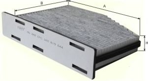 Фильтр, воздух во внутренном пространстве GOODWILL AG 282 CFC