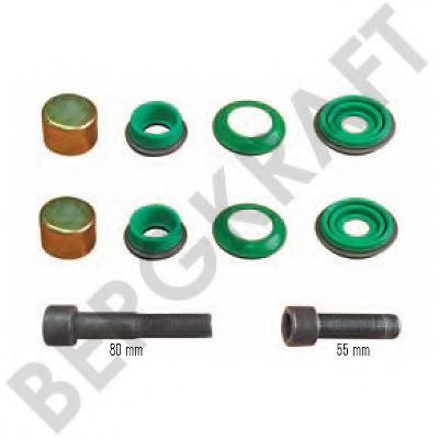 Ремкомплект, тормозной суппорт BERGKRAFT BK1610201AS