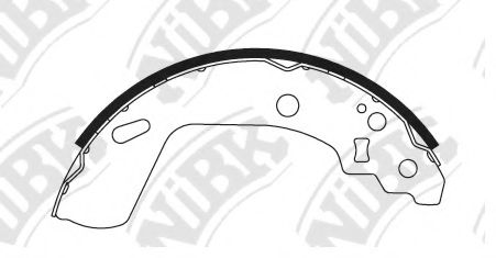Комплект тормозных колодок NiBK FN9991
