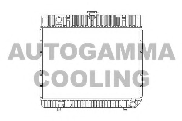 Радиатор, охлаждение двигателя AUTOGAMMA 100532