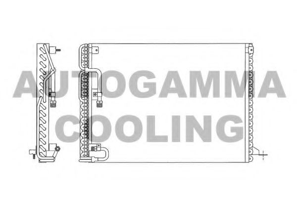 Конденсатор, кондиционер AUTOGAMMA 102827
