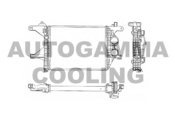 Интеркулер AUTOGAMMA 103472