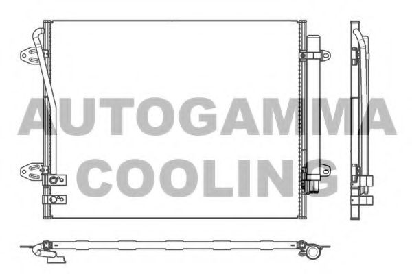 Конденсатор, кондиционер AUTOGAMMA 107297