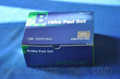 Комплект тормозных колодок, дисковый тормоз PARTS-MALL PKC-023