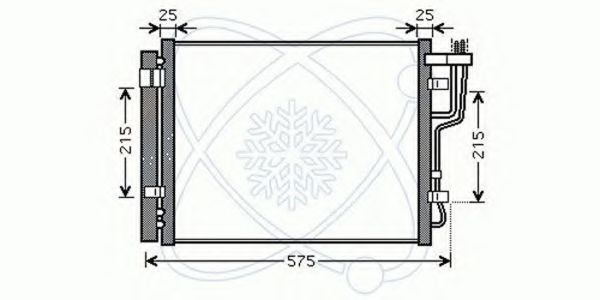 Конденсатор, кондиционер ELECTRO AUTO 30Y0028