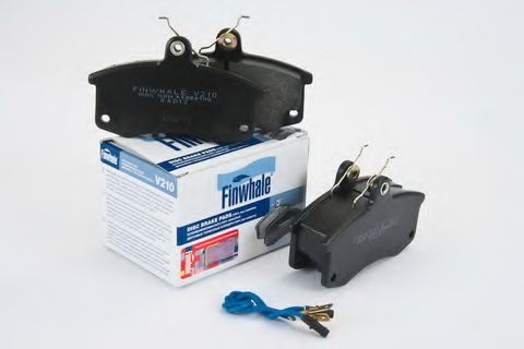 Комплект тормозных колодок, дисковый тормоз FINWHALE V210