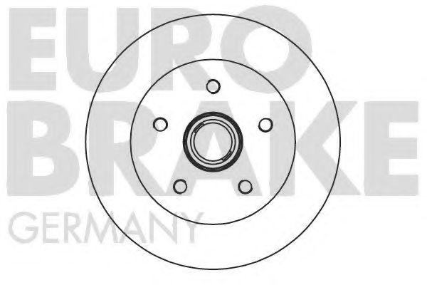 Тормозной диск EUROBRAKE 5815204727