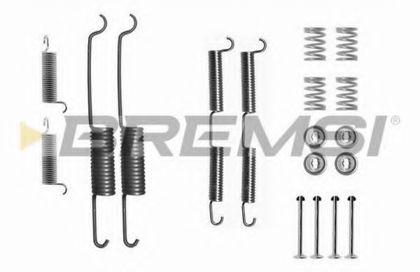 Комплектующие, тормозная колодка BREMSI SK0687