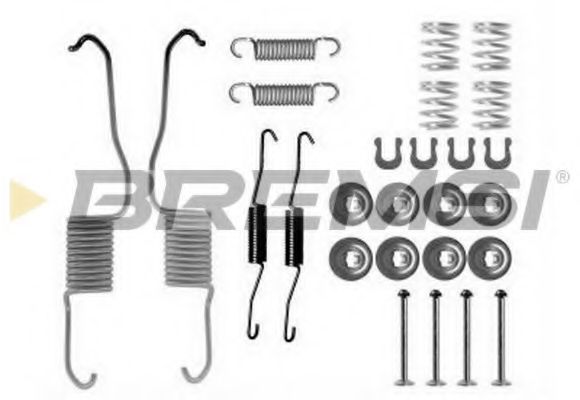 Комплектующие, тормозная колодка BREMSI SK0886