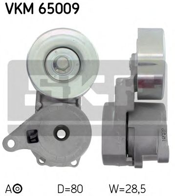 Натяжной ролик, поликлиновой  ремень SKF VKM 65009