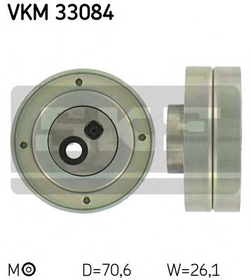 Натяжной ролик, поликлиновой  ремень SKF VKM 33084