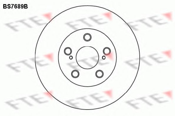 Тормозной диск FTE BS7689B