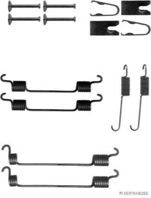 Комплектующие, тормозная колодка HERTH+BUSS JAKOPARTS J3562009