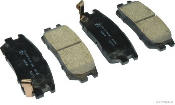 Комплект тормозных колодок, дисковый тормоз HERTH+BUSS JAKOPARTS J3615005