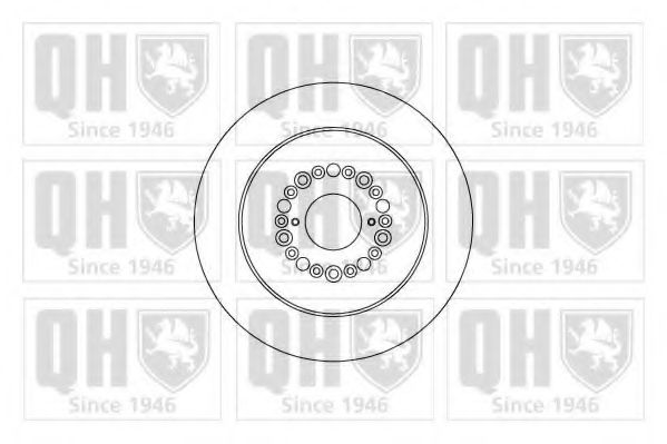 Тормозной диск QUINTON HAZELL BDC4421