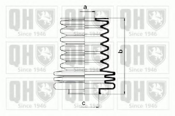 Комплект пылника, рулевое управление IPD 5123