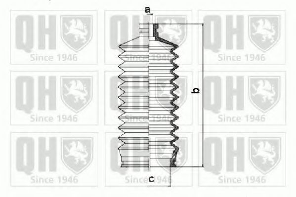 Комплект пылника, рулевое управление IPD 5401