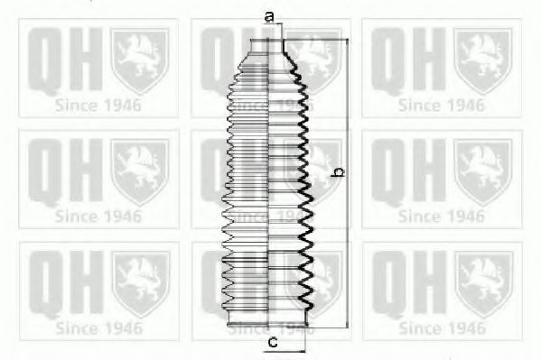 Комплект пылника, рулевое управление QUINTON HAZELL QG1297