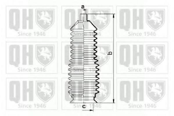 Комплект пылника, рулевое управление QUINTON HAZELL QG1309