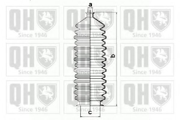Комплект пылника, рулевое управление QUINTON HAZELL QG1323