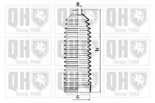 Комплект пылника, рулевое управление QUINTON HAZELL QG1430