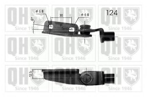 Газовая пружина, крышка багажник QUINTON HAZELL QTS840254