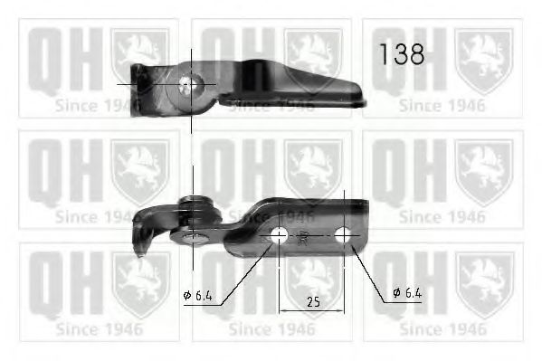 Газовая пружина, крышка багажник QUINTON HAZELL QTS840266