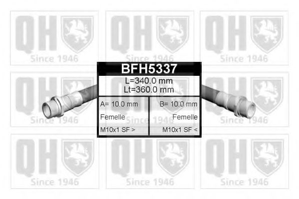 Тормозной шланг QUINTON HAZELL BFH5337