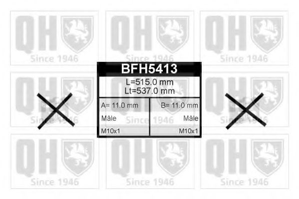 Тормозной шланг QUINTON HAZELL BFH5413