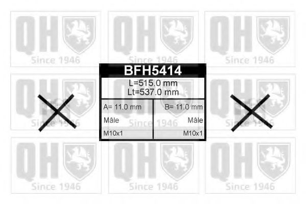 Тормозной шланг QUINTON HAZELL BFH5414