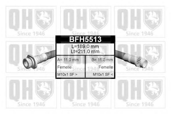 Тормозной шланг QUINTON HAZELL BFH5513