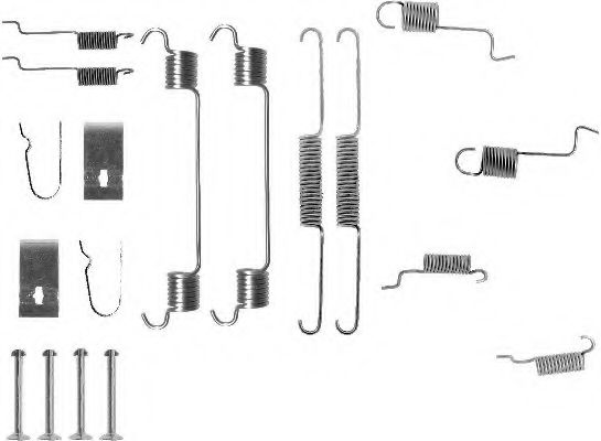 Комплектующие, тормозная колодка MINTEX MBA742