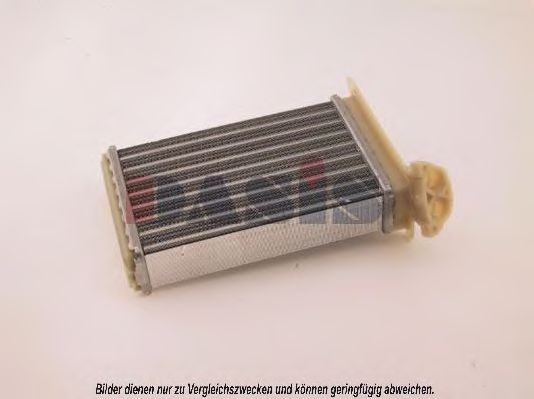 Теплообменник, отопление салона AKS DASIS BW6005