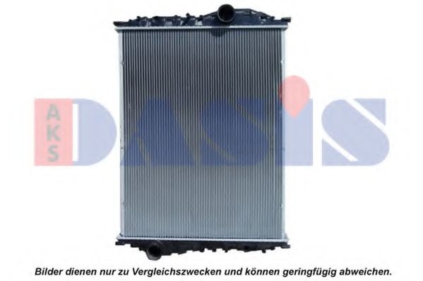 Радиатор, охлаждение двигателя AKS DASIS 261890S