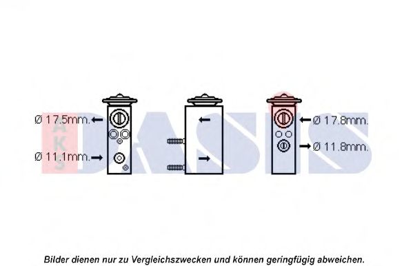 Расширительный клапан, кондиционер AKS DASIS 840181N