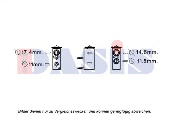 Расширительный клапан, кондиционер AKS DASIS 840184N