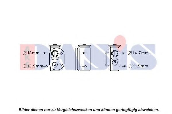 Расширительный клапан, кондиционер AKS DASIS 840294N
