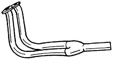 Труба выхлопного газа AKS DASIS SG52102